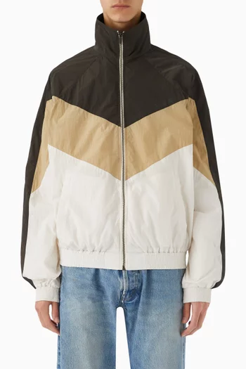 Teddy Jacket in Crinkle Nylon