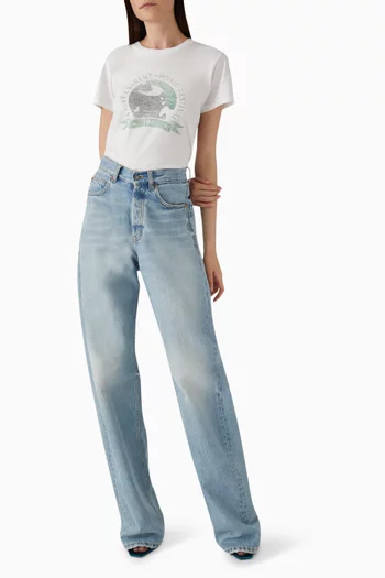 Music Festival T-Shirt in Cotton