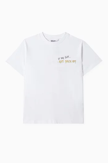 Rodney Slogan T-shirt in Organic Cotton