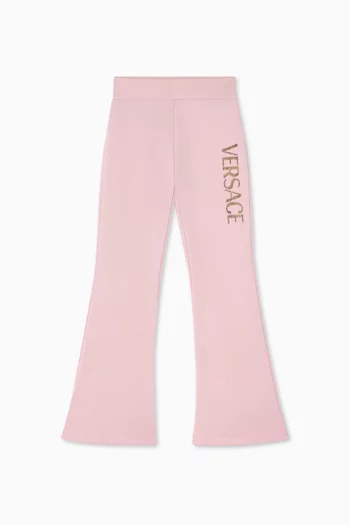 Crystal Logo Sweatpants in Cotton