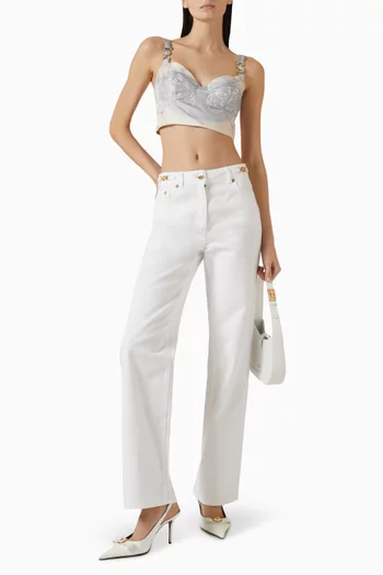 Barocco Bustier Crop Top