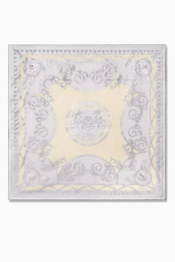 Baroque Printed scarf in Silk