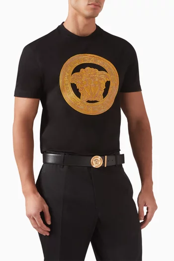 Medusa Biggie Belt in Leather