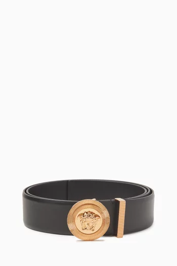 Medusa Biggie Belt in Leather