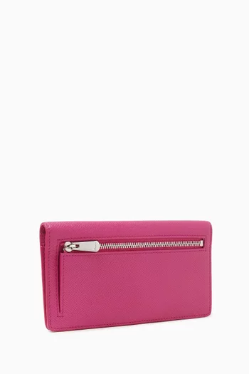 Gancini Continental Wallet in Calfskin