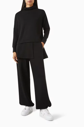 Skirt Wrap Pants in Viscose Blend