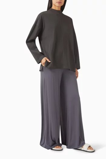 Flared Pants in Modal Blend