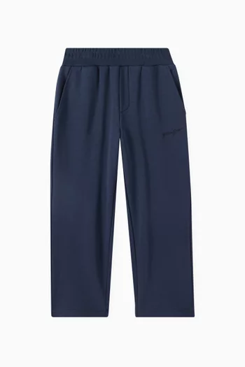 Logo-embroidered Sweatpants in Cotton-fleece