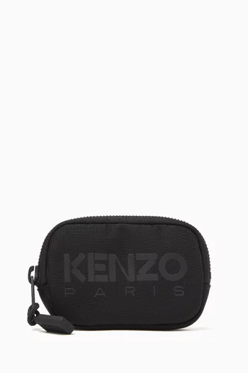 Zip Card Holder in Nylon