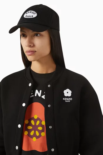 Embroidered Cap in Cotton