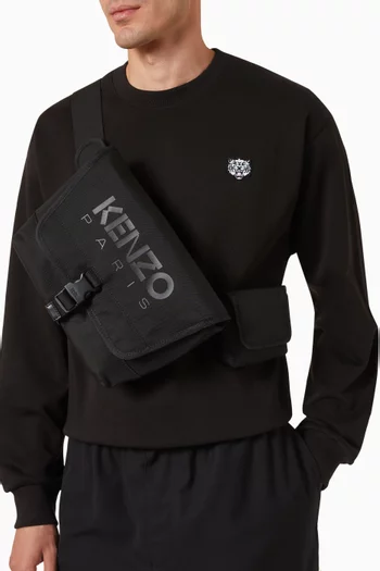 Small KENZO 48 Belt Bag in Nylon