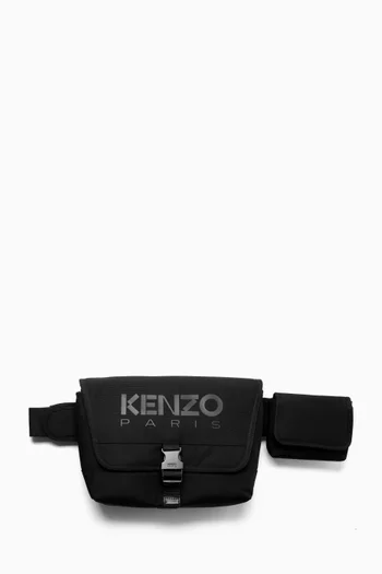 Small KENZO 48 Belt Bag in Nylon