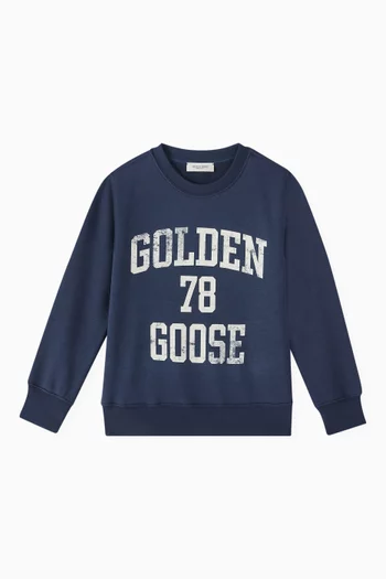 Logo-print Sweatshirt in Cotton
