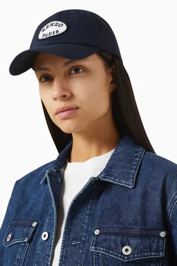 Embroidered Cap in Cotton
