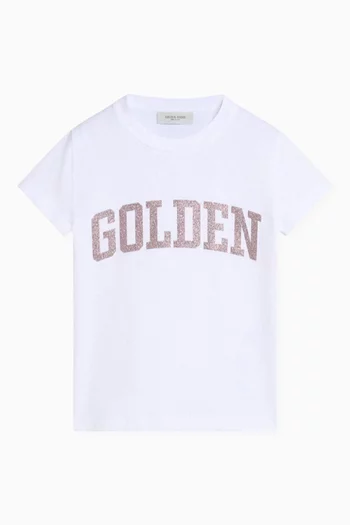 Golden T-shirt in Cotton-jersey