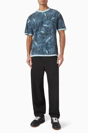 Chiku-Rin Camo T-shirt in Cotton Jersey