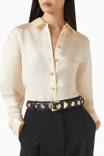 Benny Studded Belt in Leather