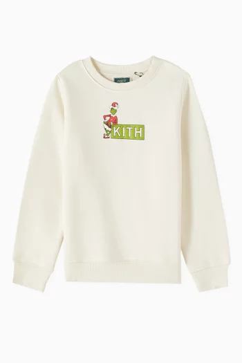 Kith geo color crew neck sweat 埋め込ま ボックスロゴ 