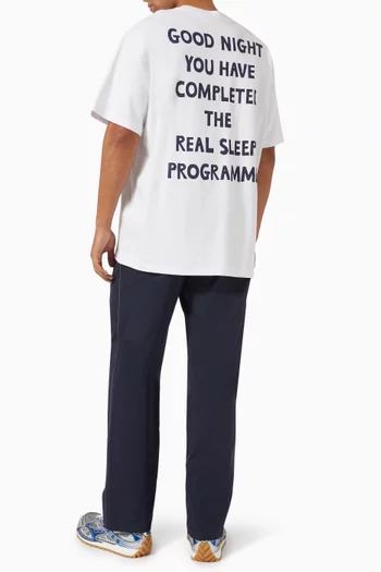 Back-print T-shirt in Jersey
