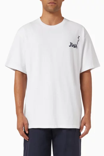 Back-print T-shirt in Jersey
