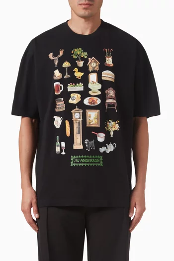 Diorama Printed T-shirt in Jersey