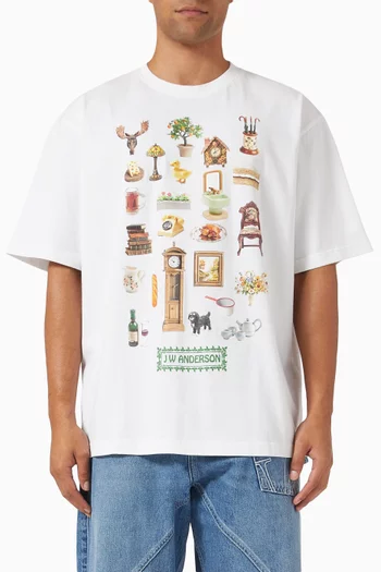 Diorama Printed T-shirt in Jersey