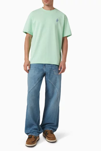 Anchor Logo T-shirt in Jersey