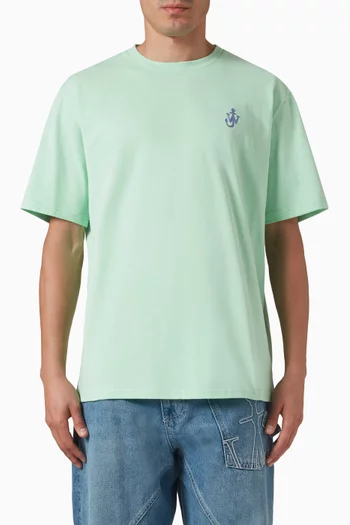 Anchor Logo T-shirt in Jersey