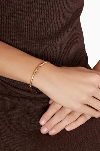 Bambini Bangle Bracelet in Gold-plated Metal