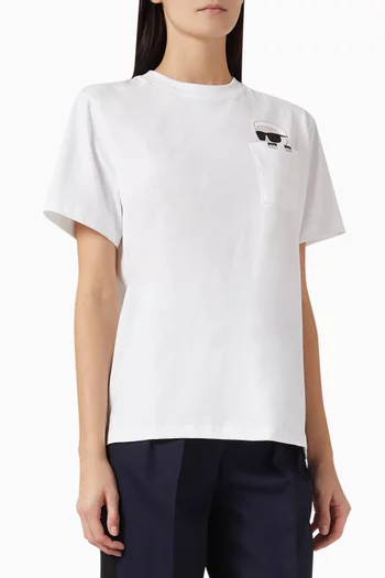 Peak-a-Boo T-shirt in Organic-cotton