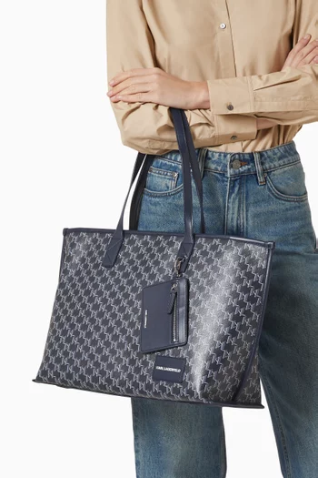 K/Voyage Large Tote Bag in Faux Leather