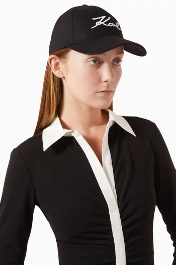 K/Signature Cap in Cotton