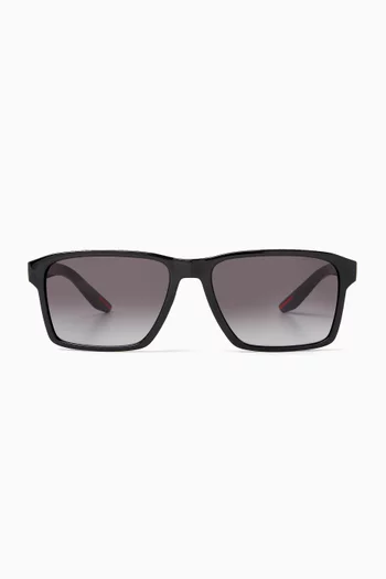 Rectangle Sunglasses in Acetate