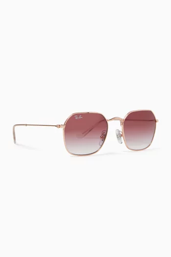 Irregular Sunglasses in Metal