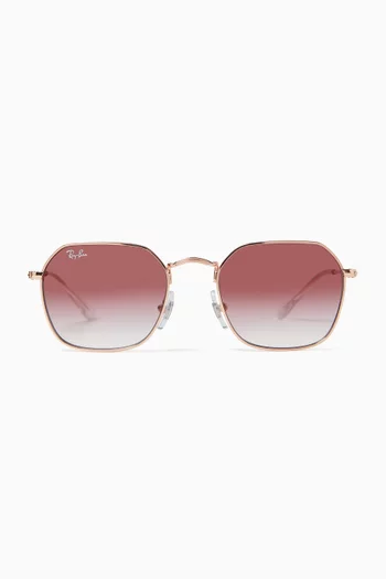 Irregular Sunglasses in Metal