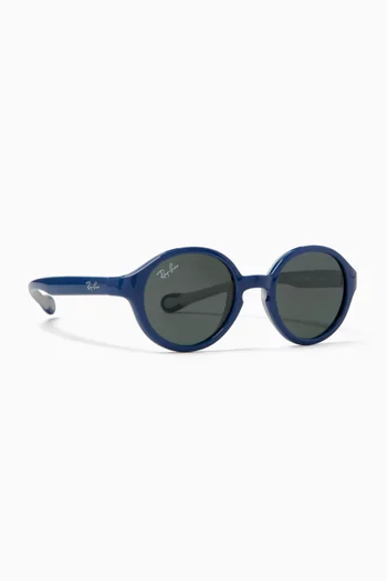 Round Sunglasses in Acetate