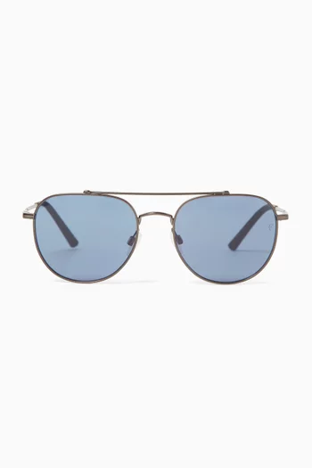 R-10 Sunglasses in Metal