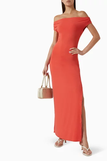 Nixi Maxi Dress in Stretch-nylon