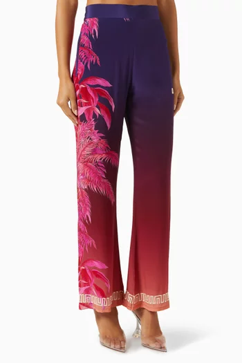 Midnight Printed Shirt in Silk