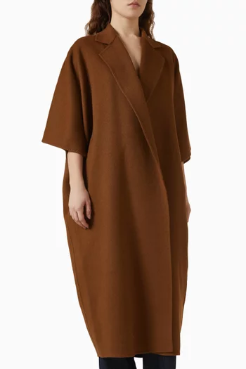 معطف بكاب درابيه صوف جمال