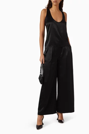 Tank Top in Silk-satin