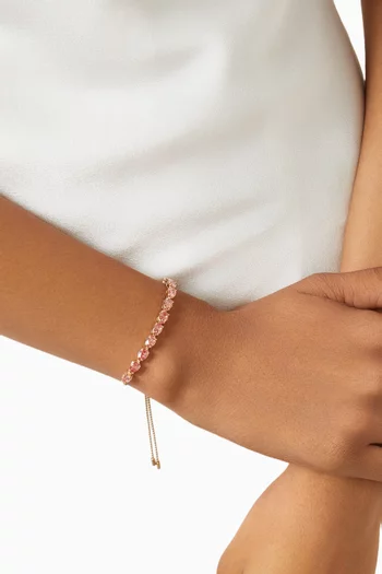 Matrix Pear Bracelet in Gold-plated Metal