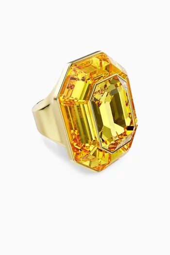 Lucent Crystal Cocktail Ring