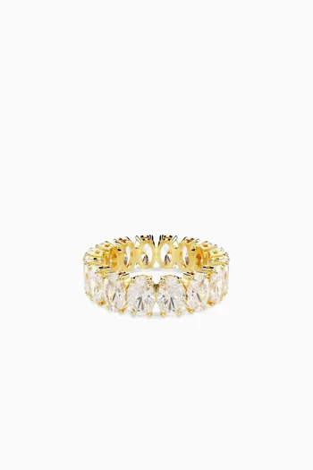 Matrix Ring in Gold-tone Metal