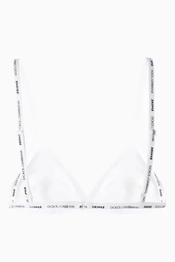 Dolce&Gabbana x SKIMS Cotton Jersey Triangle Bralette