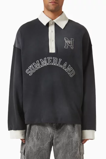 Summerland Polo Shirt in Cotton-terry