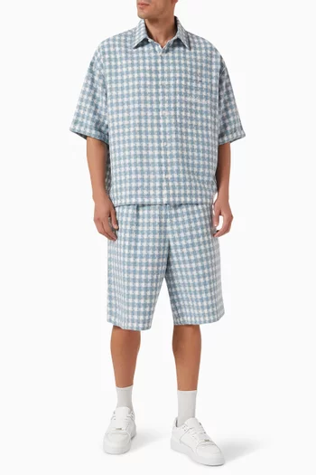 Plaid Relaxed-fit Shirt in Cotton