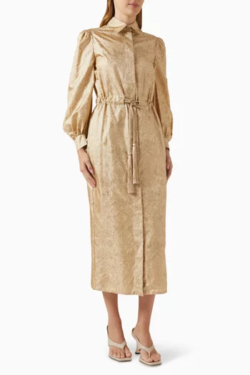 Ape Belted Midi Dress