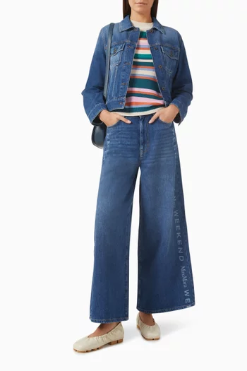 Linz Striped Sweater in Cotton-knit