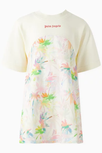 Palms T-shirt Dress